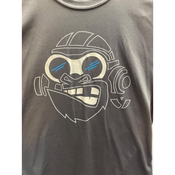 Flying Monkeys Shirt Tee Woman's Size Small Gray Dry Fit Tee Short Sleeve - Picture 2 of 12